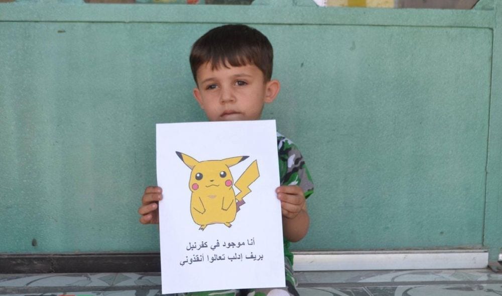 I bambini siriani diventano Pokemon, l'appello: "Trovateci e venite a salvarci"