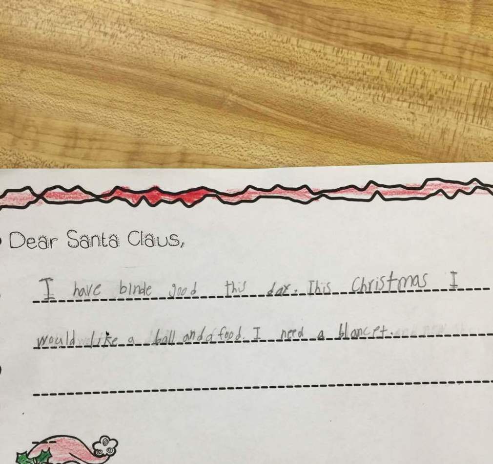 La letterina a Babbo Natale di una bimba di 7 anni che ha commosso il web