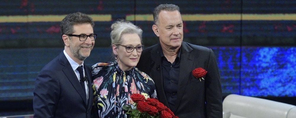 Tom Hanks e Maryl Streep snobbano Fabio Fazio: tutti i retroscena