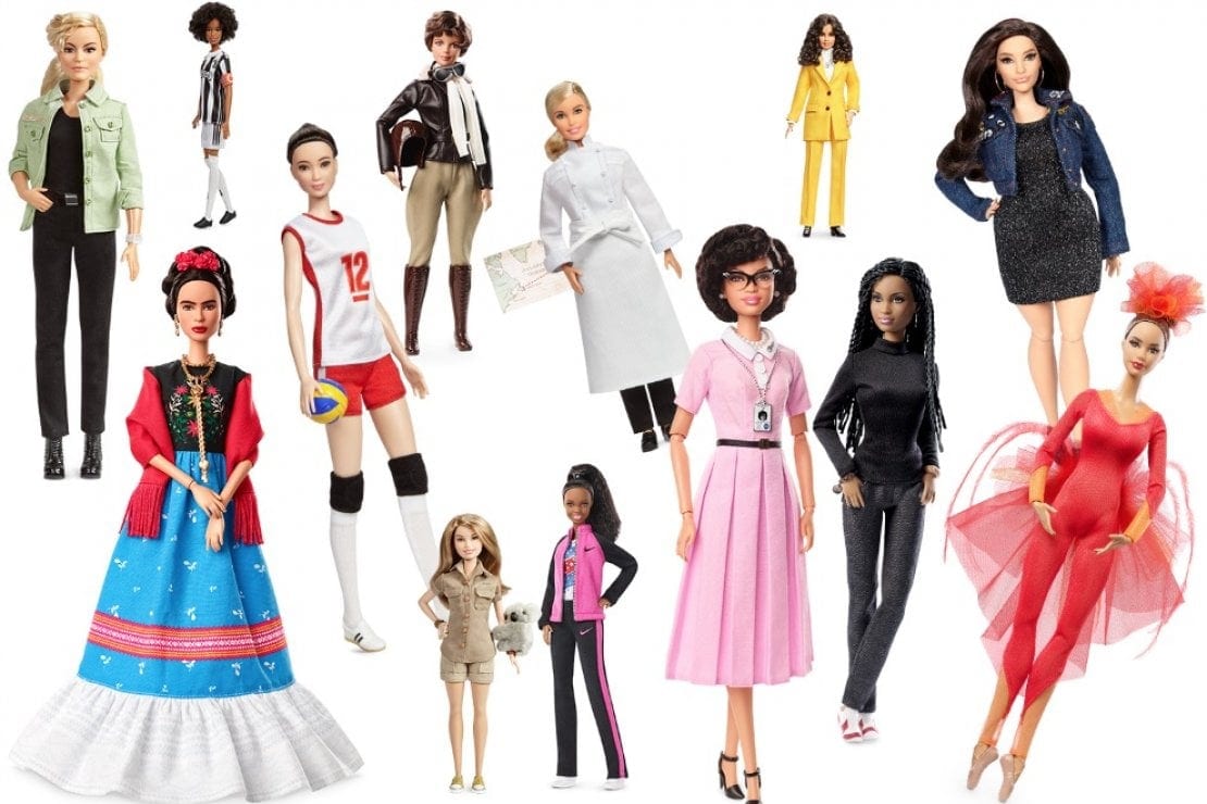 Barbie rende omaggio alle donne, 17 nuove bambole ispirate a Frida Khalo, Katherine Johnson, Sara Gama e molte altre