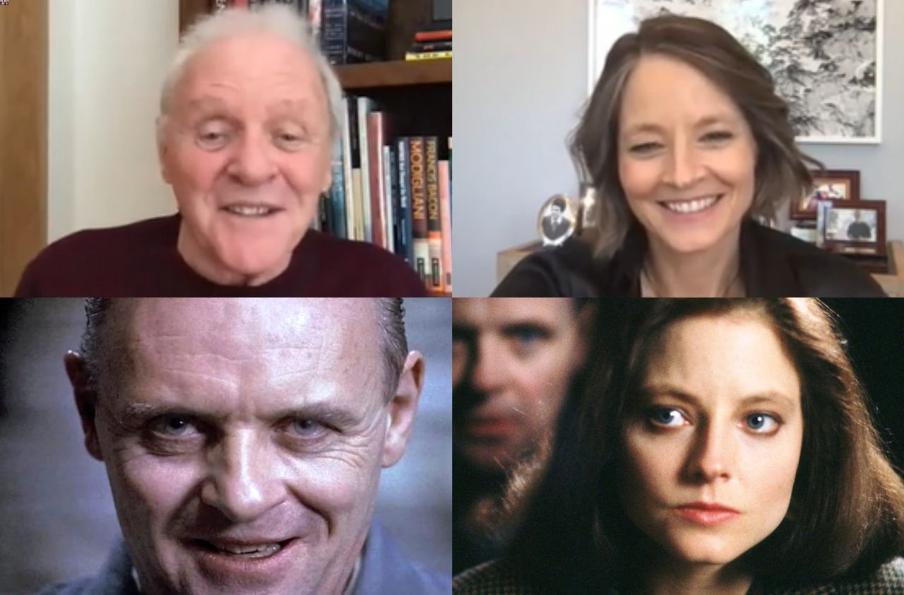 Anthony Hopkins Jodie Foster Il silenzio degli innocenti reunion
