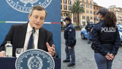 Covid Draghi agenti polizia controlli Pasqua