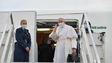 Papa Francesco viaggio Iraq aereo