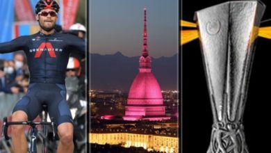 Giro Italia ciclismo Torino Europa League finale