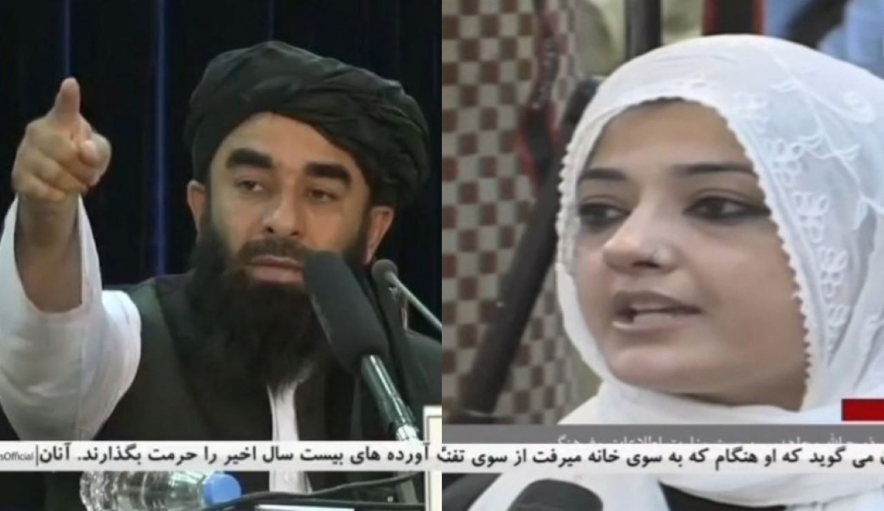 Afghanistan Talebani Donne Conferenza Stampa