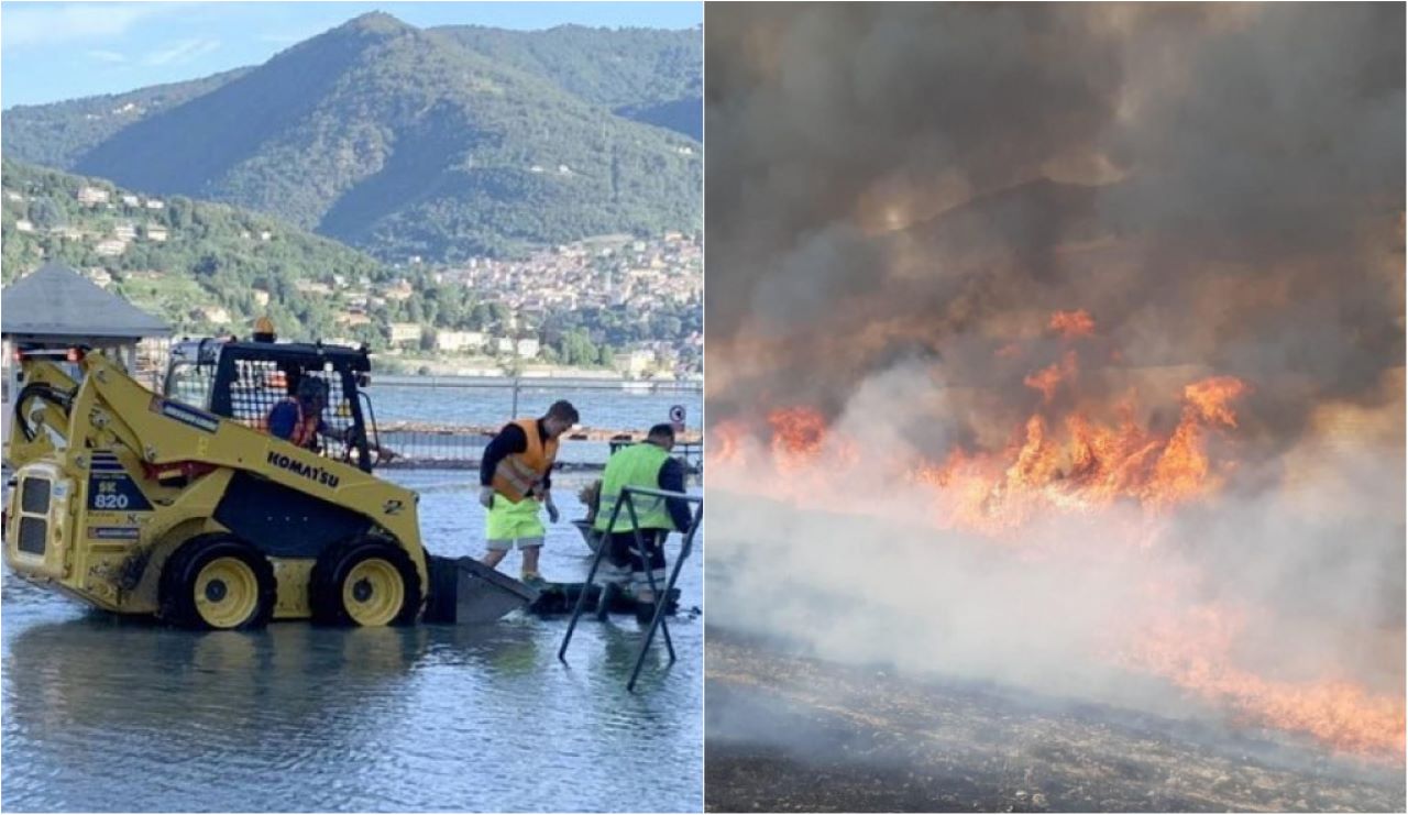 Maltempo Italia Incendi
