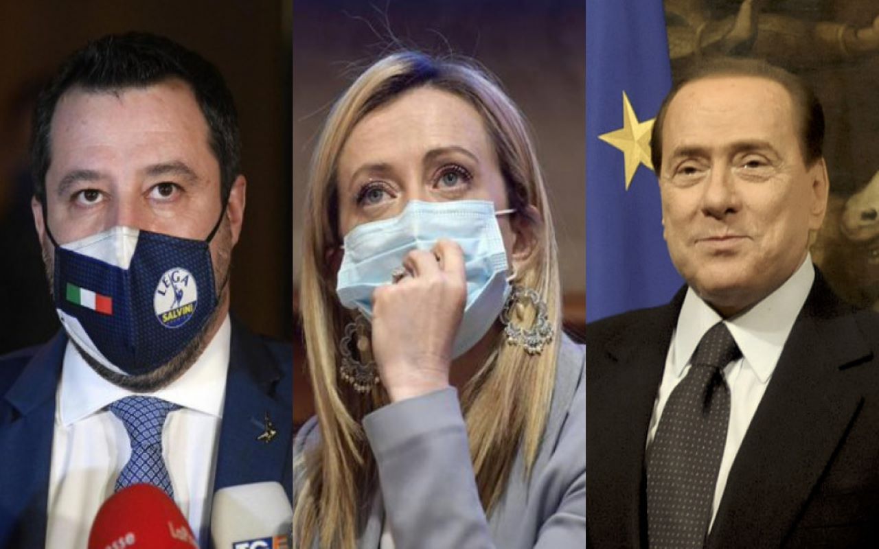 Centrodestra Vertice Salvini Meloni Berlusconi