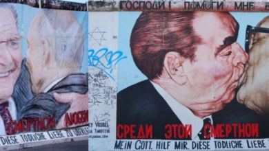 Muro Berlino Putin Schoroeder