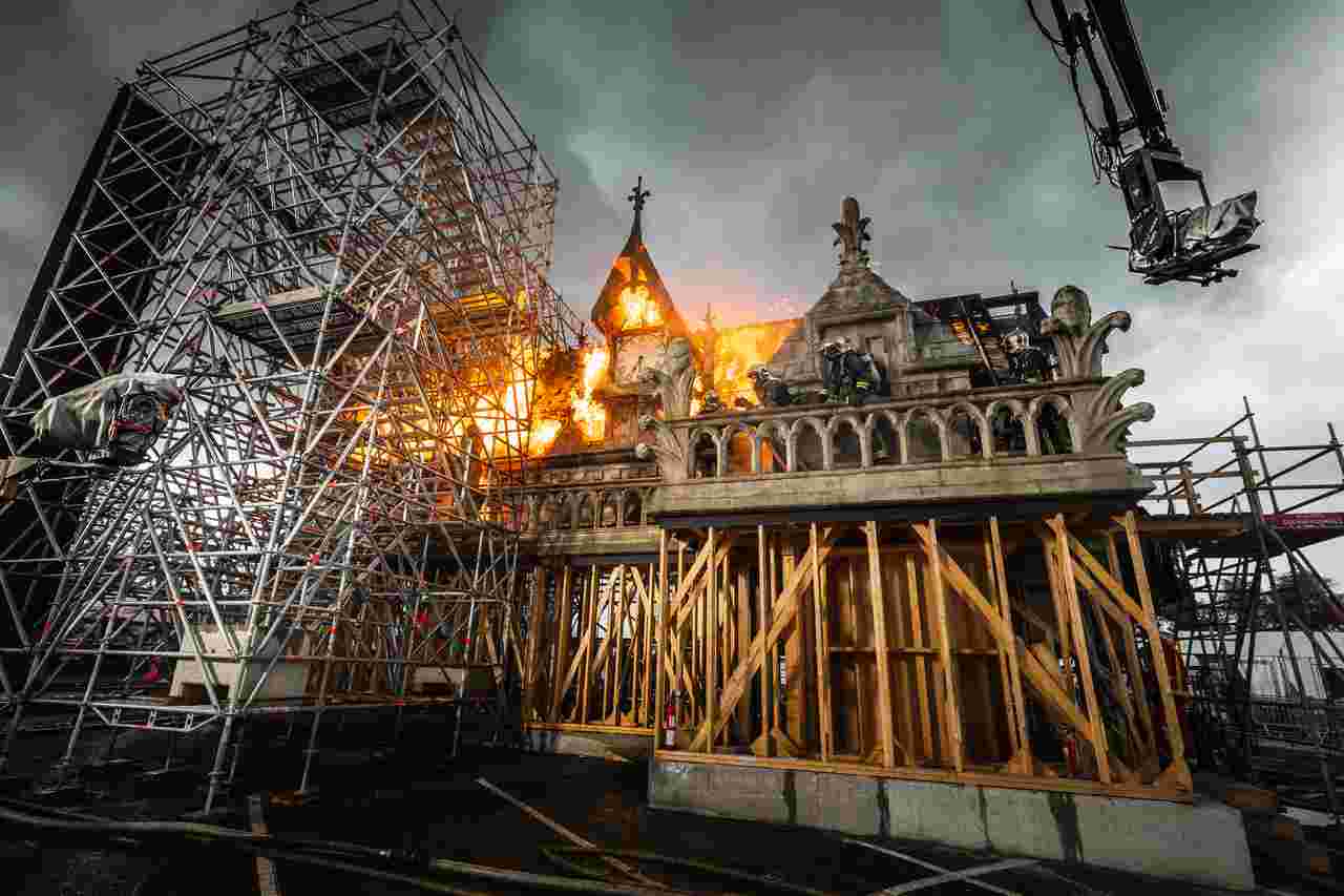 Notre-Dame in fiamme