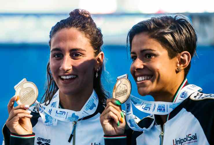 Quadarella Caramignoli Europei nuoto