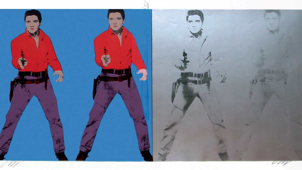 Warhol Elvis mostra la Vaccheria