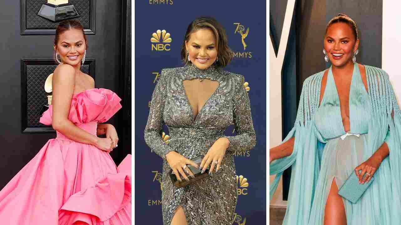 Chrissy Teigen sul red carpet