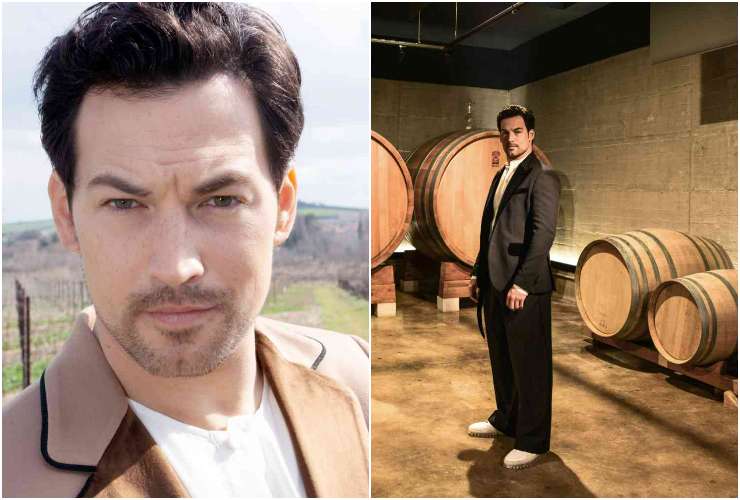 Giacomo Gianniotti durante lo shooting della copertina VelvetMAG