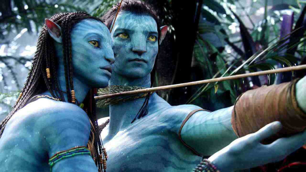 Zoe Saldana (Neytiri) e Sam Worthington (Jake Sully) in Avatar 2 - La via dell'acqua - VelvetMag