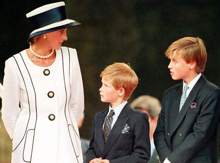 Lady Diana e la lettera con William e Harry
