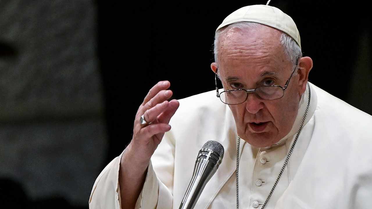 Papa Francesco durante l'Udienza Generale