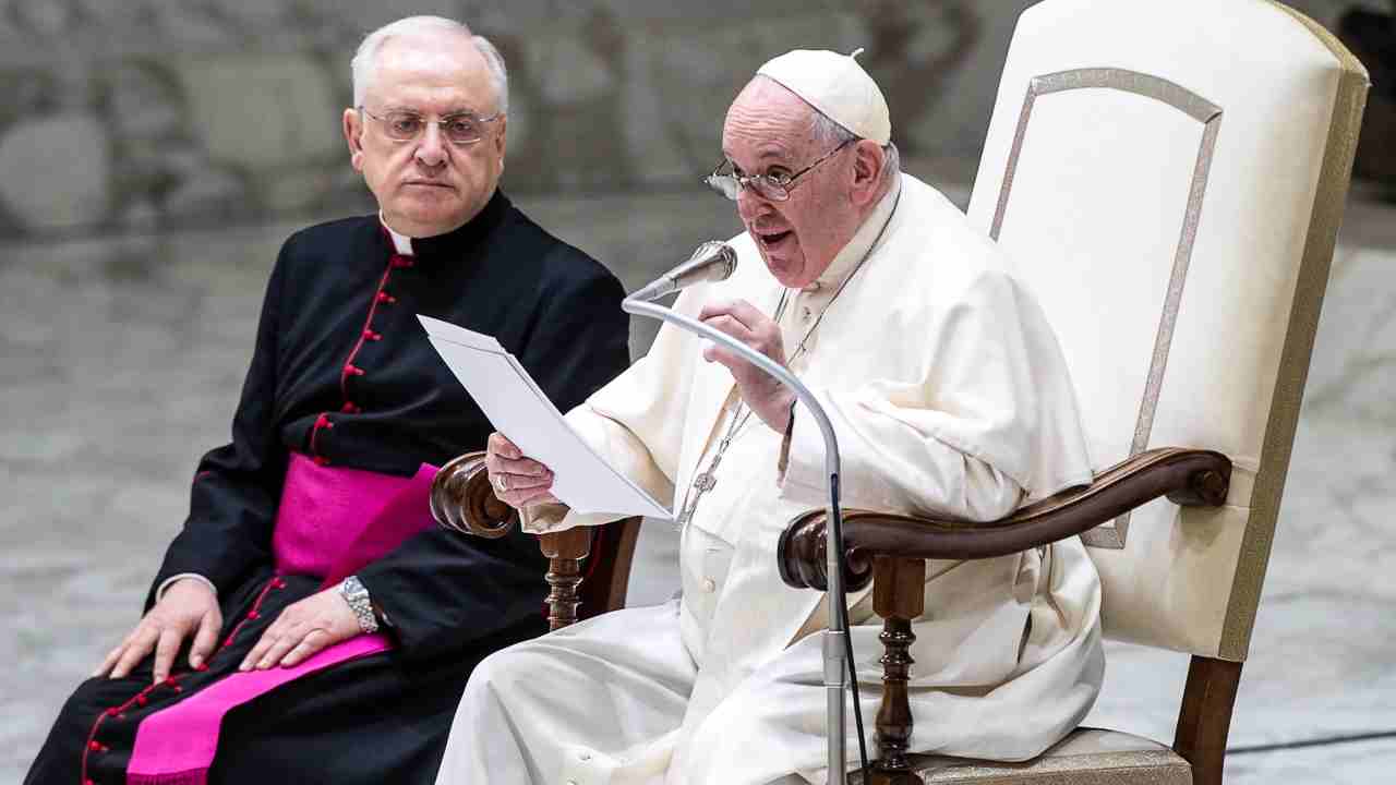 Papa Francesco durante Udienza Generale