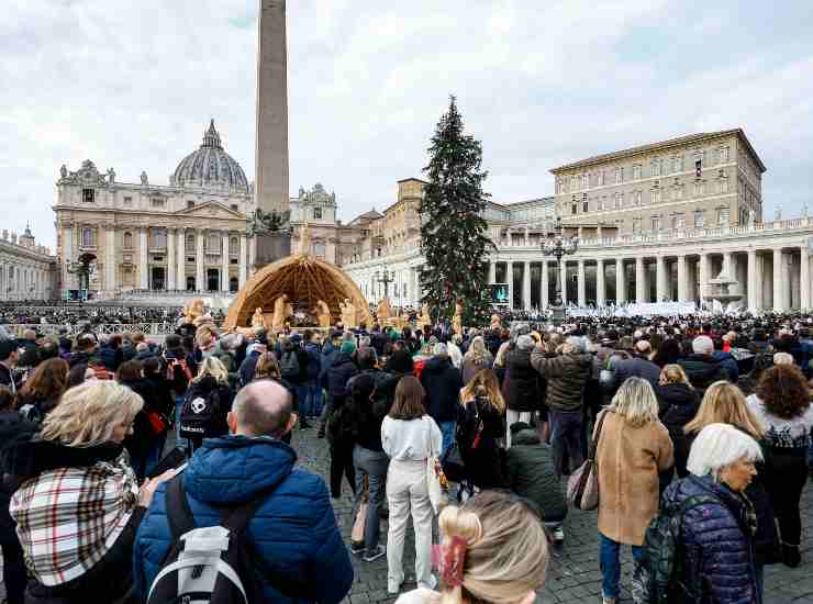 Piazza San Pietro in occasione della festa dell'Immacolata