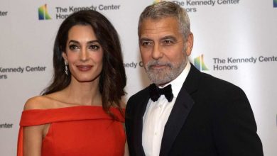 Amal e George Clooney red carpet