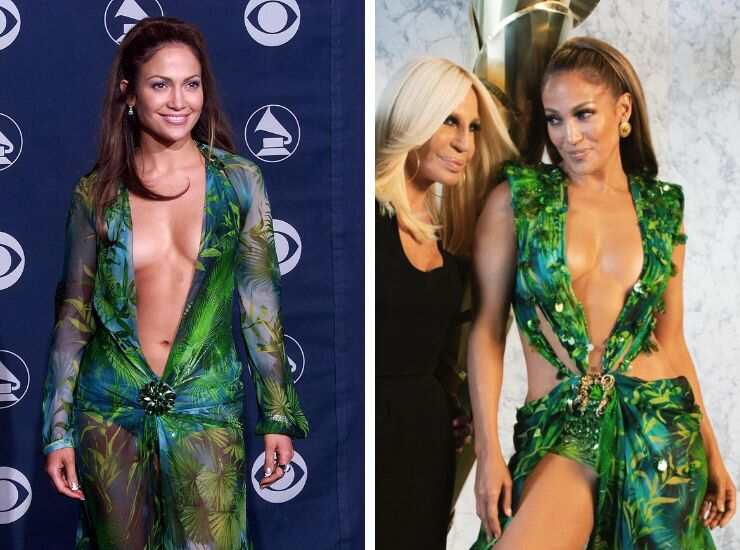 Jennifer Lopez abito Versace