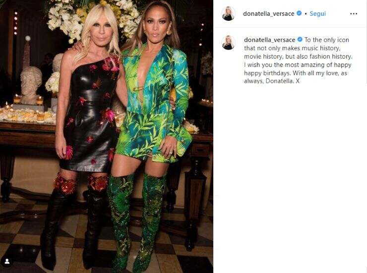Jennifer Lopez Donatella Versace jungle dress