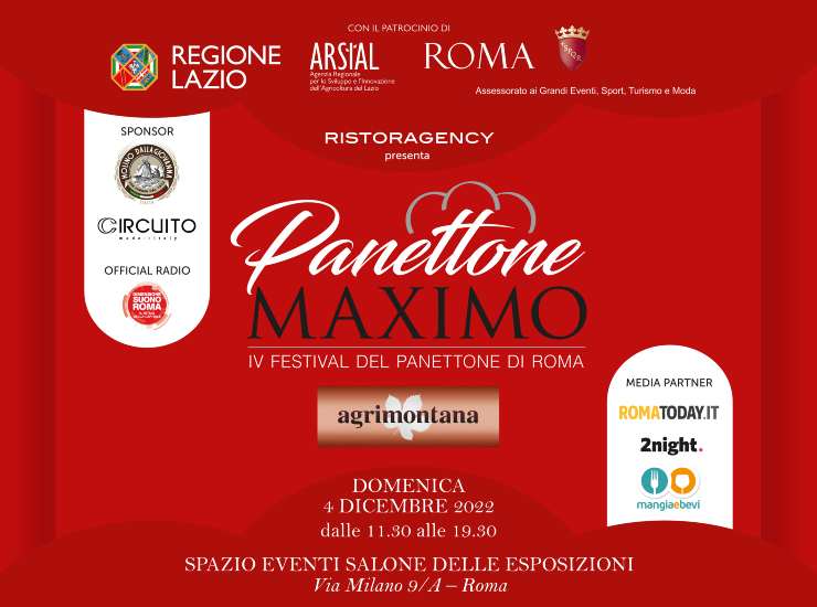 locandina IV edizione festival Panettone Maximo