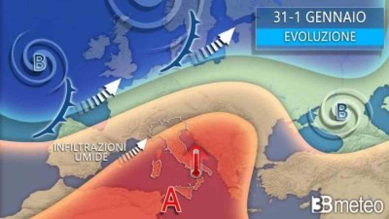 meteo italia capodanno anticiclone