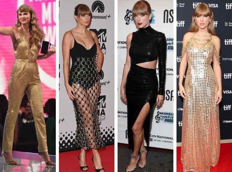 Taylor Swift look da red carpet