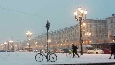 Neve a Torino, il 15 dicembre. Nel fine settimana sono previsti miglioramenti