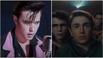 Austin Butler in "Elvis" e un frame di "The Fabelmans" (screenshot trailer) - VelvetMag