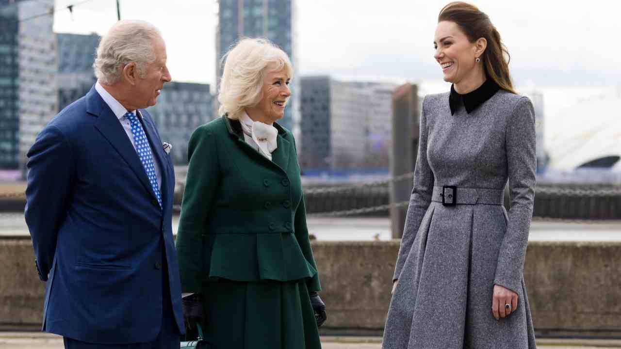 Carlo, Camilla e Kate Middleton