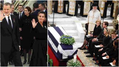 reali al funerale di Costantino II
