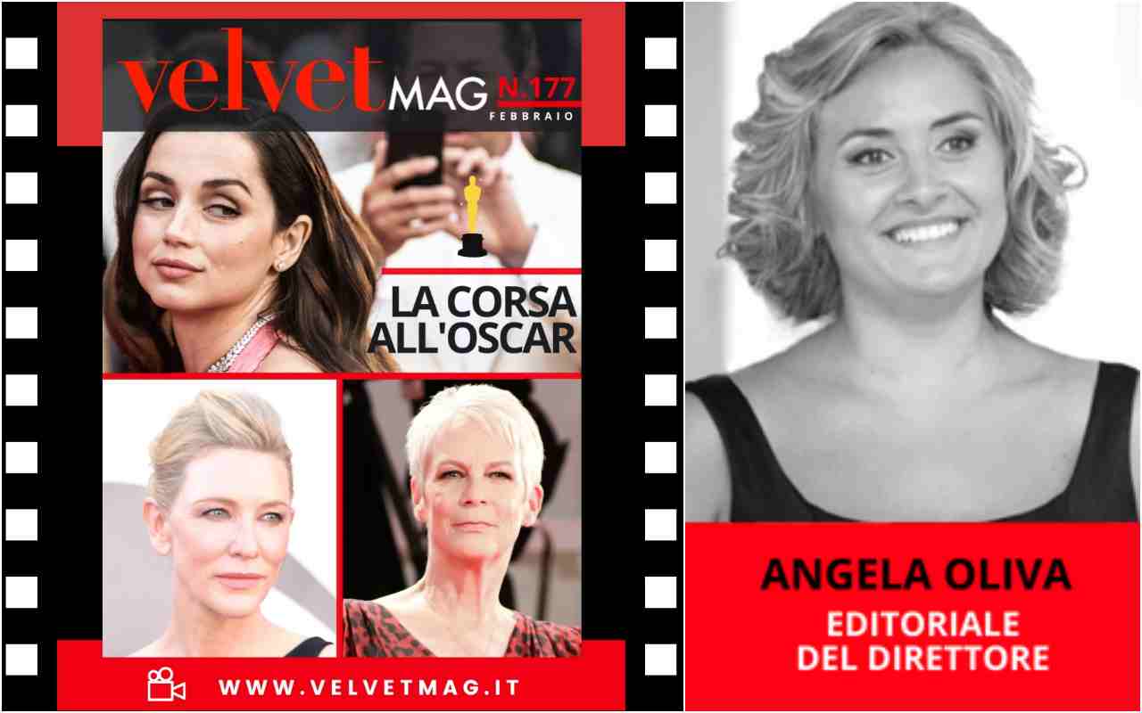 Editoriale direttore Angela Oliva Febbraio 2023 Copertina Velvetmag Oscar