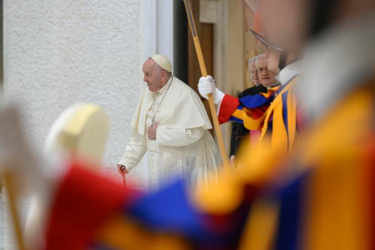 Papa Francesco in Aula Paolo VI