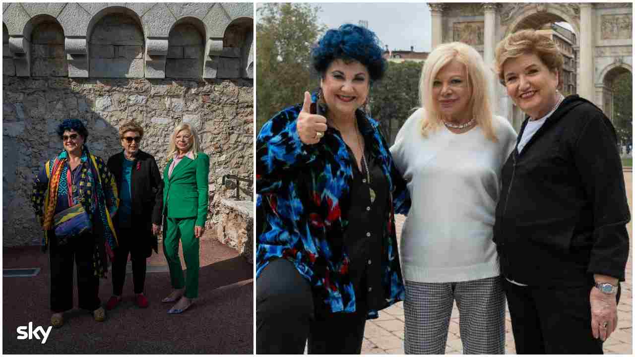 Mara Maionchi, Sandra Milo e Marisa Laurito nel cast di Quelle brave ragazze 2 (Sky Courtesy Press Office) - VelvetMag