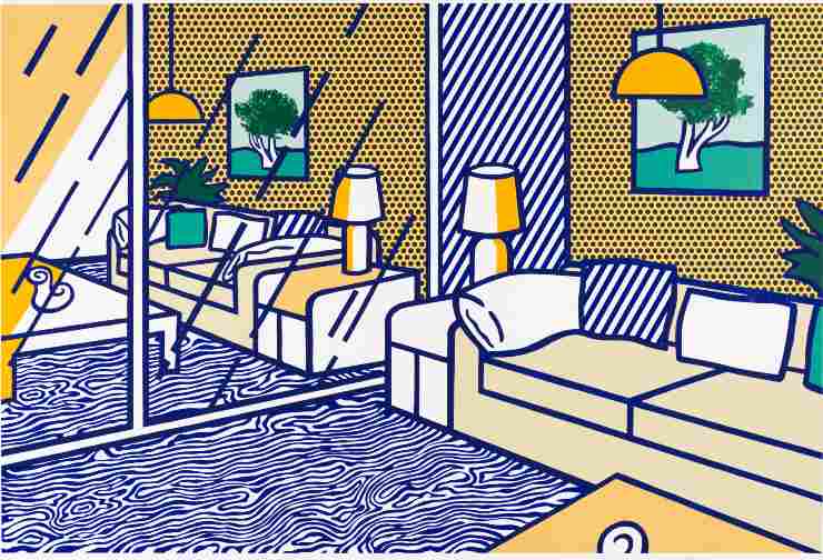Blue Floor Roy Lichtenstein