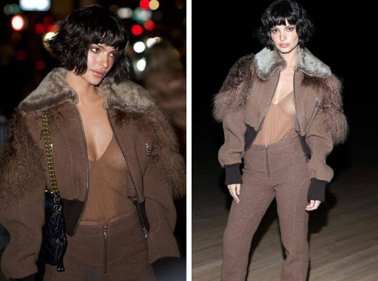 Emily Ratajkowski bob cut