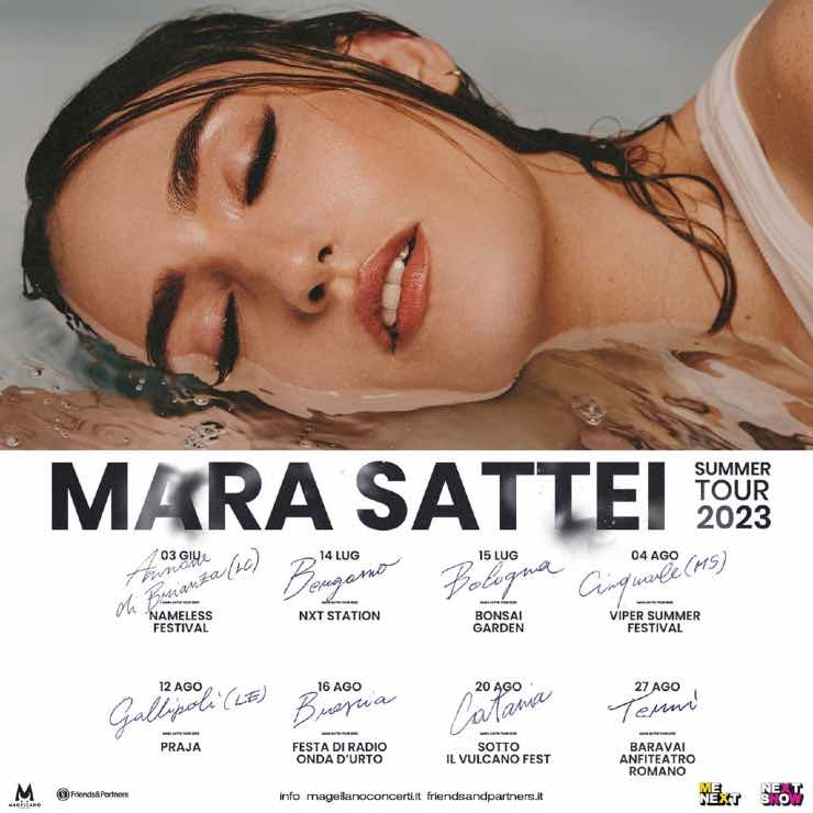 Mara Sattei tour musicale