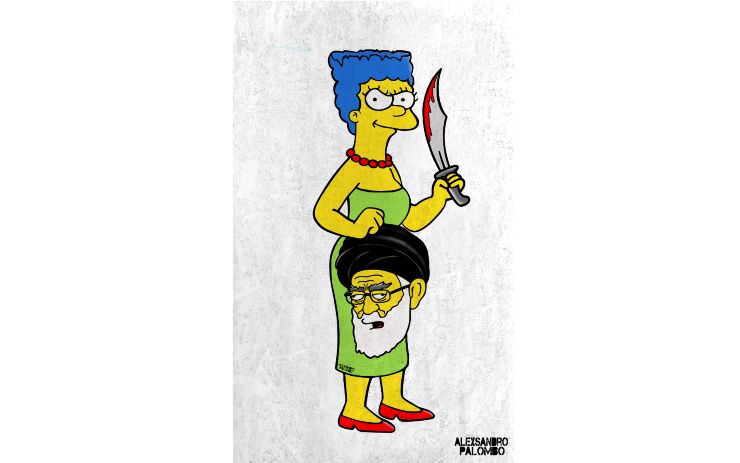 Marge e Khamenei di aleXsandro Palombo