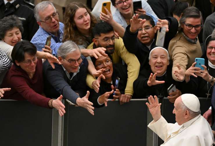 Papa Francesco in Aula Paolo VI