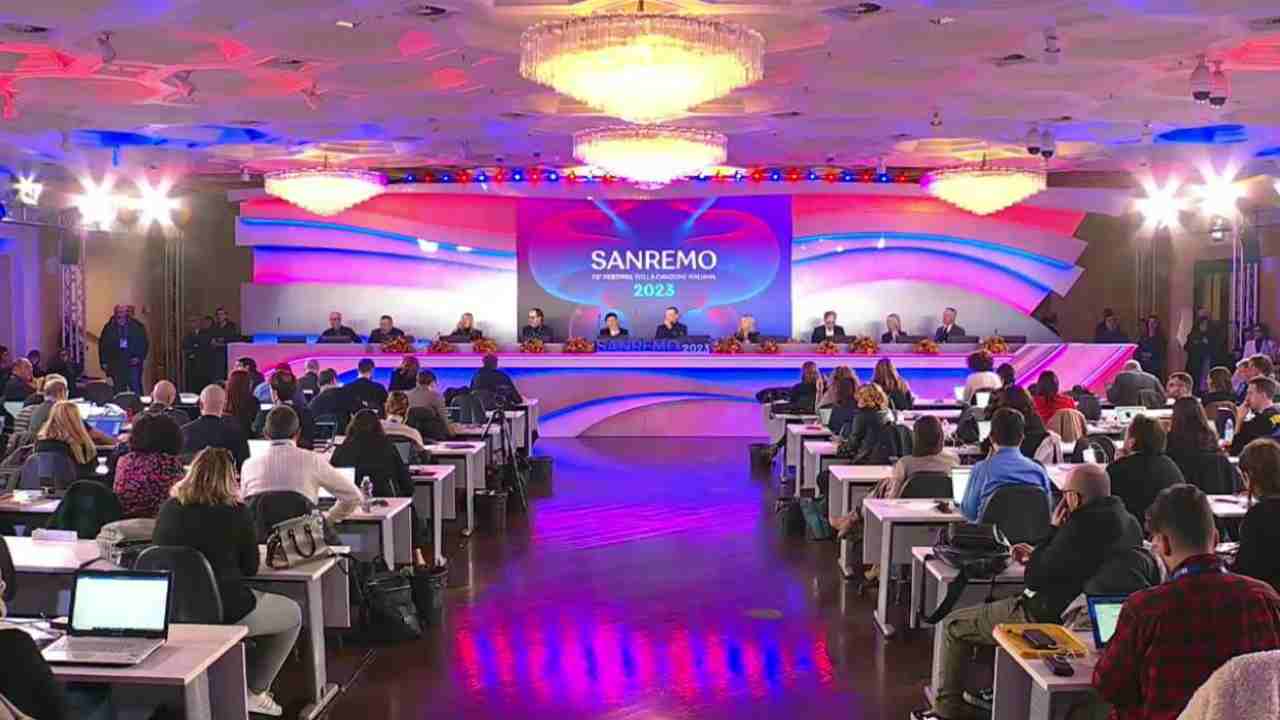 Sanremo, conferenza stampa