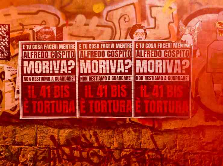 corteo cospito 41 bis