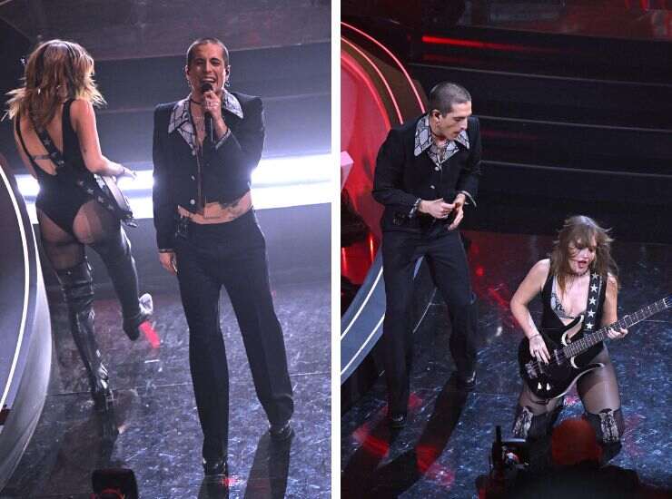 Maneskin Sanremo 2023 look