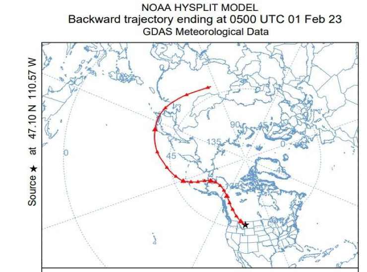 cina pallone spia usa tragitto