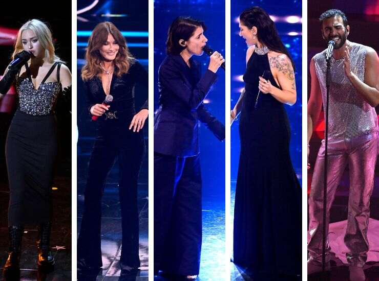 Sanremo 2023 look quarta serata