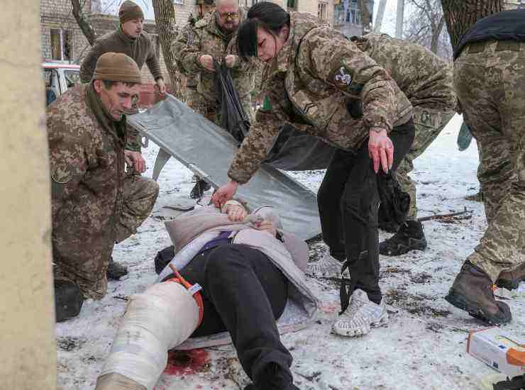 ucraina guerra feriti kramatorsk