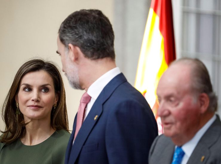 Juan Carlos Letizia e Felipe