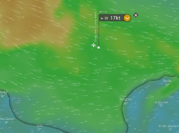 alarm phone posizione barcone deriva