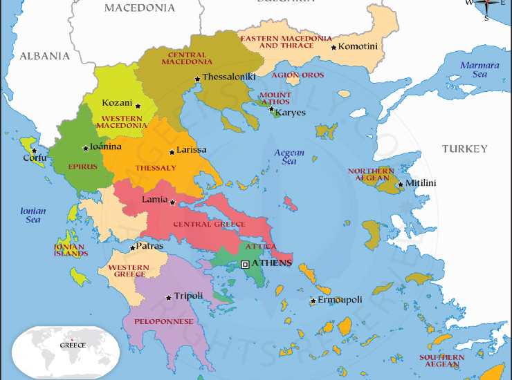 mappa grecia scontro treni 1 marzo 2023