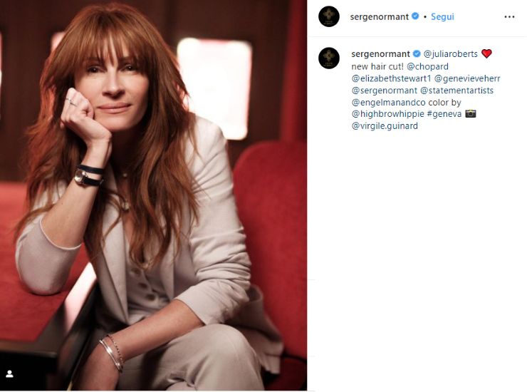 Julia Roberts cambio look